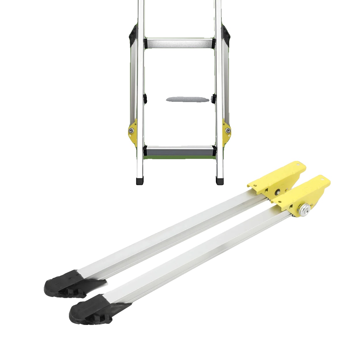 Leiterstabilisator, Aluminiumlegierung, Länge 630 Mm, Maximale Belastung 200 Kg, Gewicht 0,61 Kg, Passend Für Standard-stehleitern