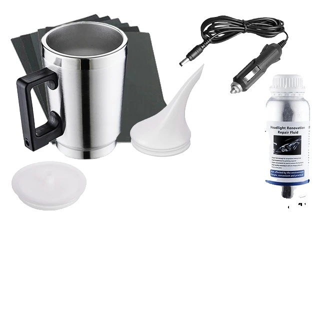 Scheinwerfer-restaurierungsset, Polierlösung, Benutzerfreundliche Anwendung, 800ml Und 120v