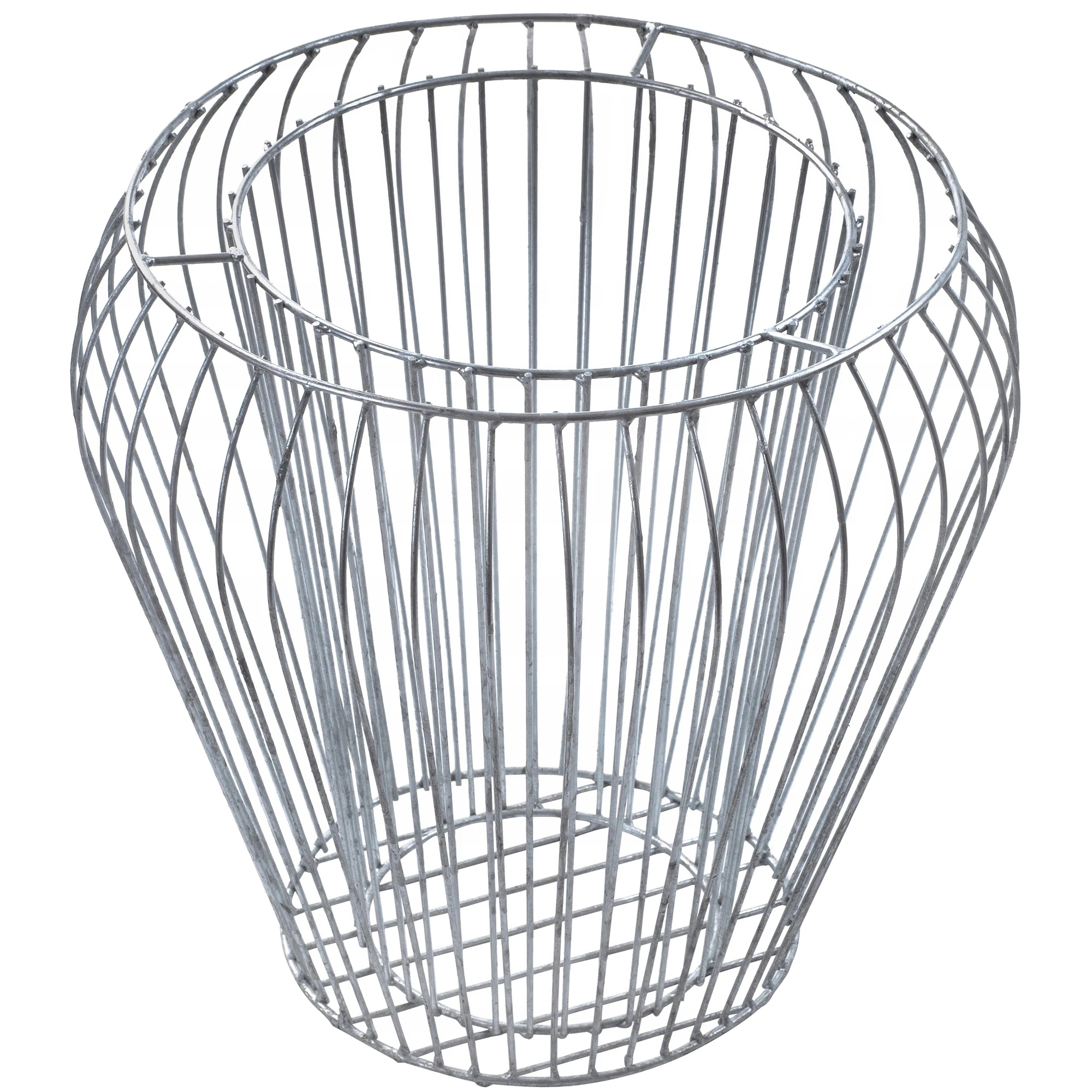 Gabionenpflanzer, Langlebiger Verzinkter Stahl, Vielseitiges Design, Silber