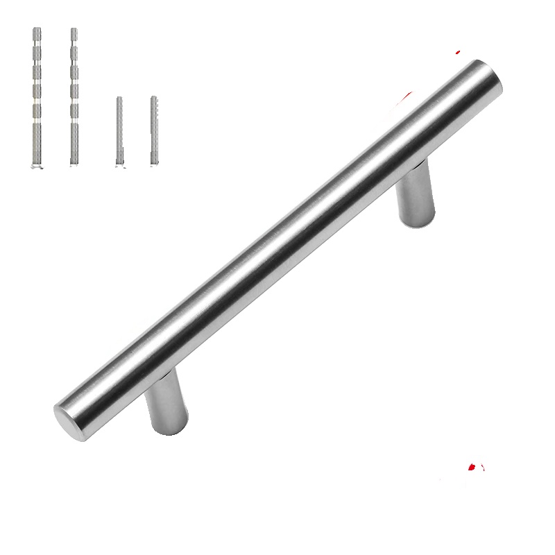 Möbelgriff & -knopf, Edelstahl, Vielseitige Verwendung, 20 Stück Silber 128mm