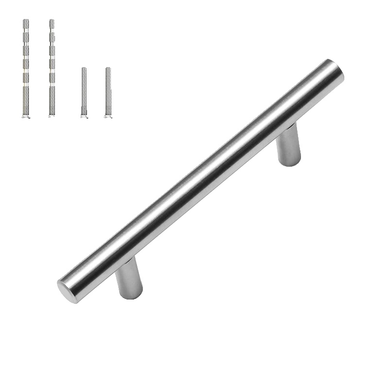 Möbelgriff & -knopf, Edelstahl, Vielseitige Verwendung, 20 Stück Silber 96mm