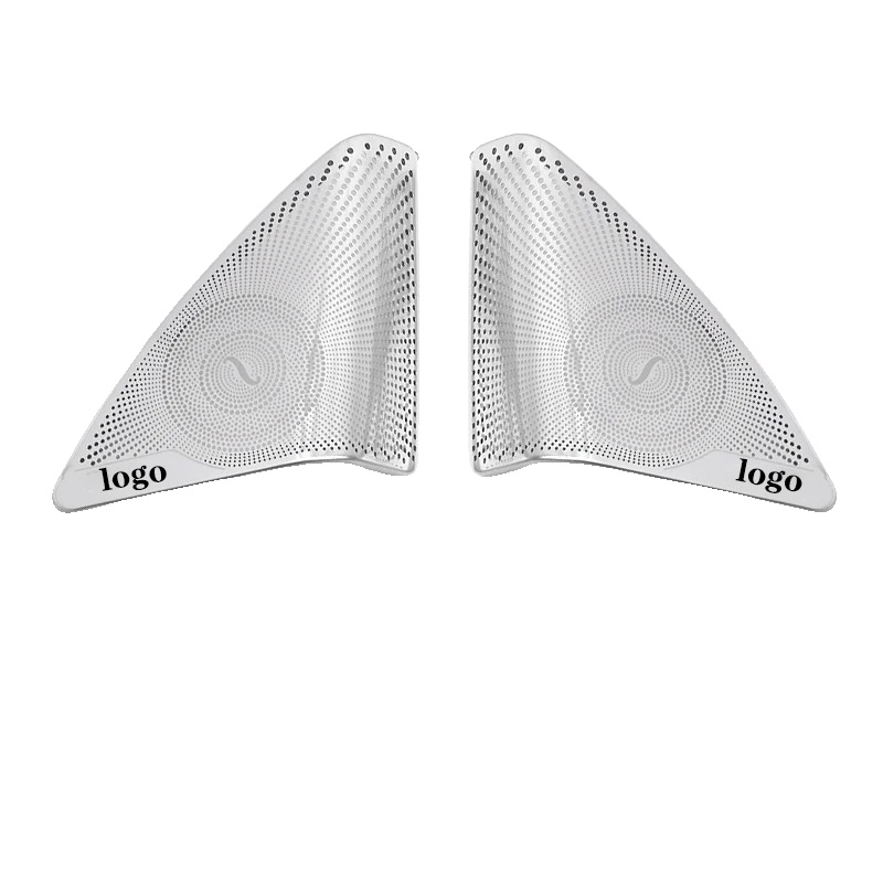 Lautsprecherabdeckung, Edelstahl, Audio-schutz, 2pcs C Klasse Matt