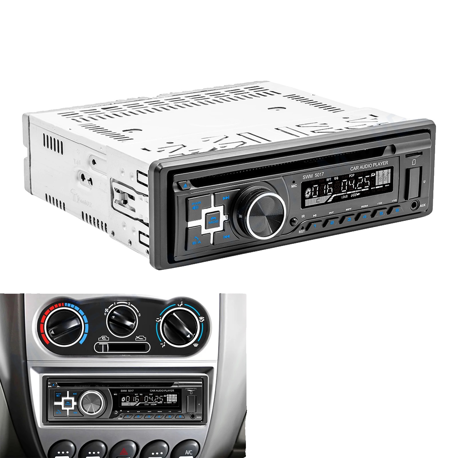Autoradio Stereo Dvd-player, Freisprecheinrichtung, Audio-wiedergabe, Kompatibel Mit Ford, Swm5017