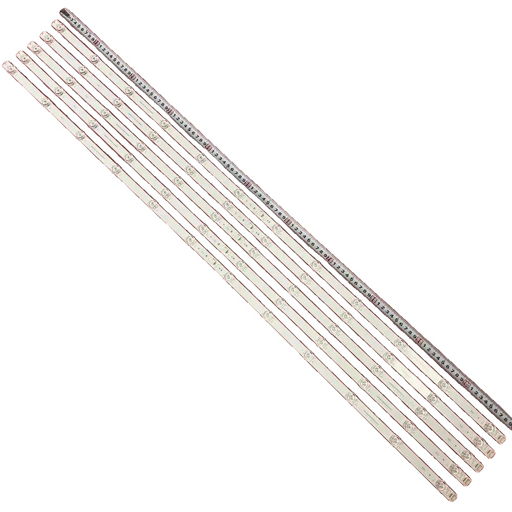Led-hintergrundbeleuchtung, Aluminium, Länge 110 Cm, Kompatibel Mit 58 Zoll Fernseher, Led-lampen, Dimmbar