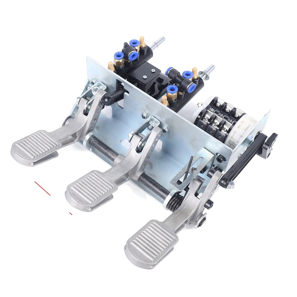 Reifenwechselventil, 3-pedal-design, Pneumatische Betätigung, Silber
