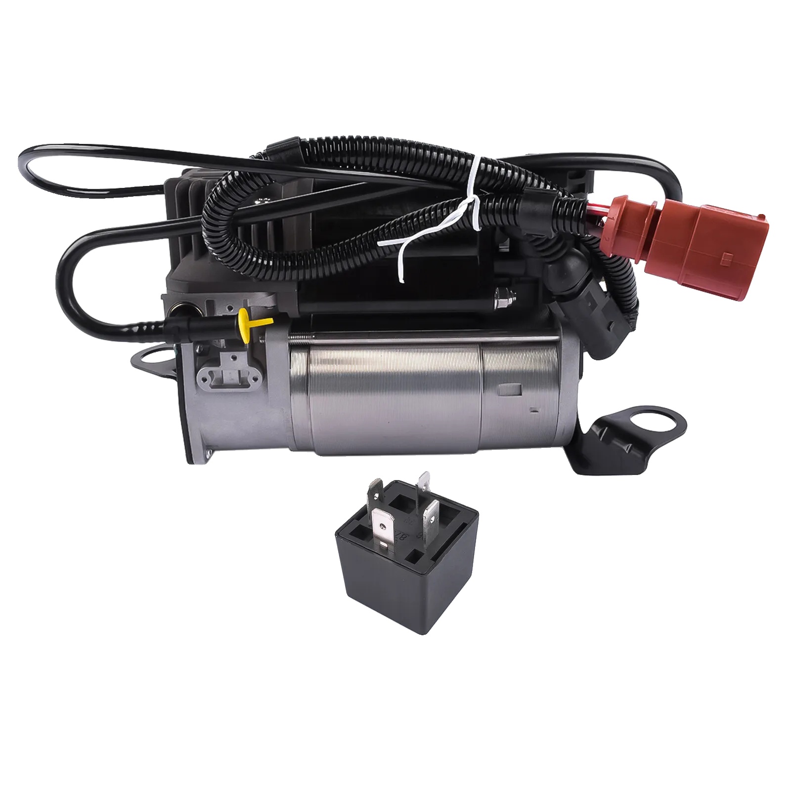 Luftfederungskompressor Pumpe, Oe-qualität, Halbgeschlossene Schale, Kompatibel Mit Audi A6 C6, Herstellernummern 4f0616006, 4f0616005d