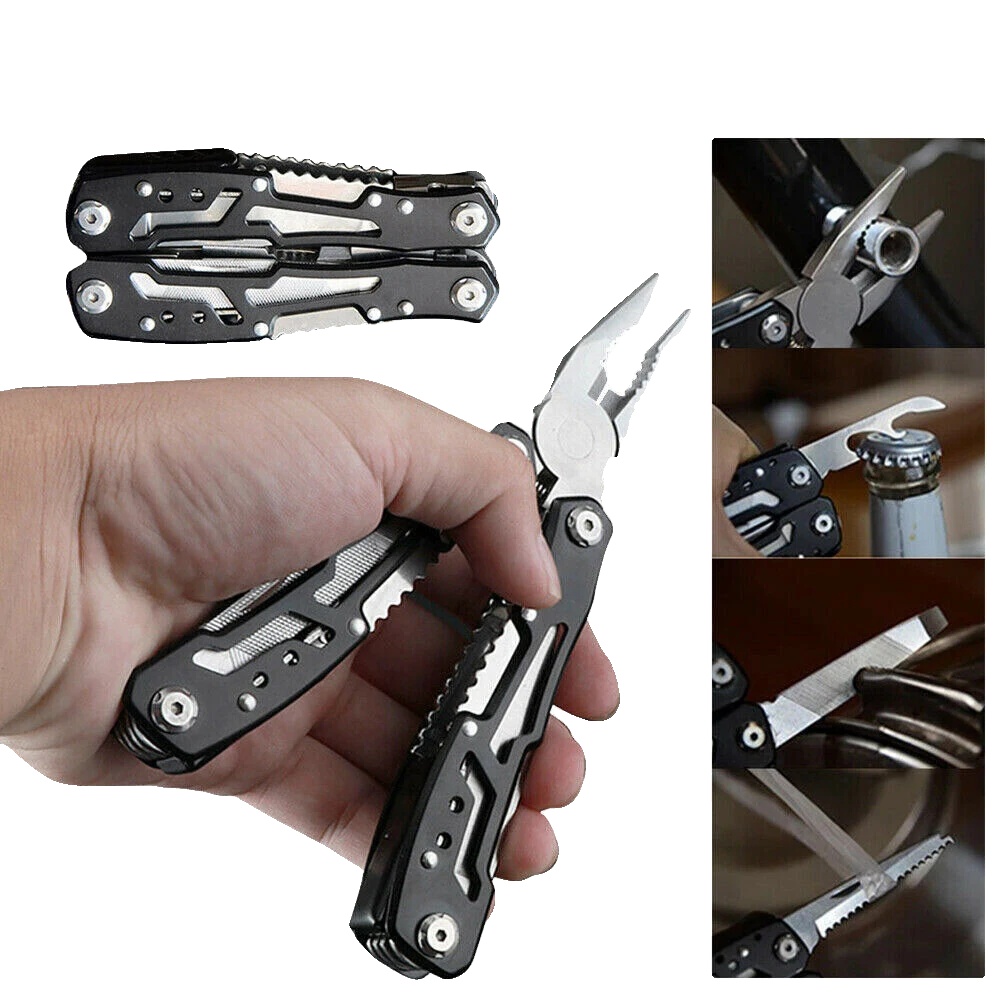 Multitool, Edelstahl, Kompaktes Design, Geeignet Für Outdoor-aktivitäten, Multitool-funktionen, Leicht Und Tragbar