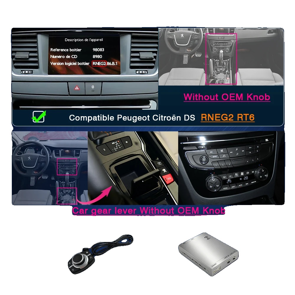 Drahtloses Carplay Android Auto, Kamerasupport, Benutzerfreundliche Oberfläche, Rneg2(508)+ Knopf Schlüssel