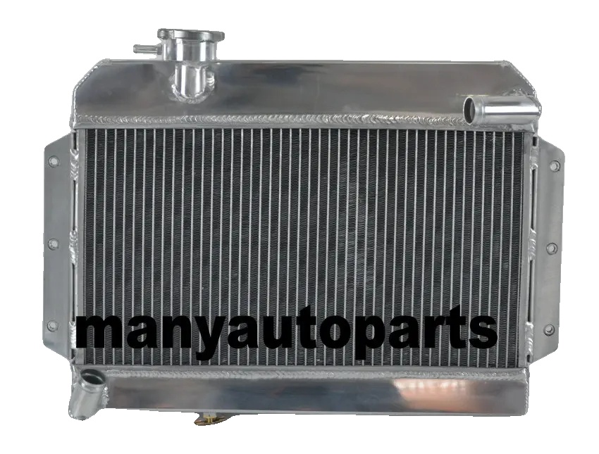 Aluminiumkühler, Einlass 1,1 Zoll, Auslass 1,1 Zoll, Kompatibel Mit Mg Mgb Gt / Roadster 1963-1968, Leichtbauweise, Robuste Konstruktion