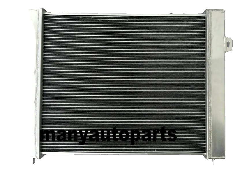 Kühler, Aluminium, Kernabmessungen 22 1/4 X 19 7/8 X 1 1/2 Zoll, Einlassgröße 32 Mm, Auslassgröße 38 Mm, Reihenanzahl 2 Reihen
