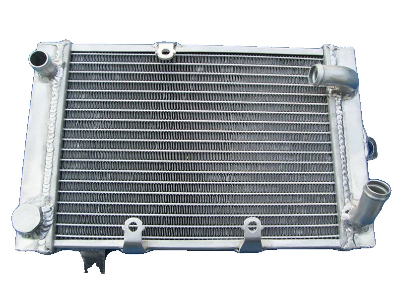 Kühler, Aluminiumkonstruktion, Kompatibilität Mit Suzuki Burgman An 400 K3, Silber