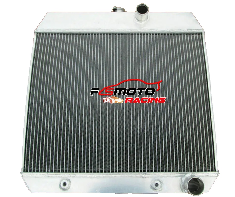 Kühler, Aluminium-material, Kernmaß 350 × 668 × 16 Mm, Einlass/auslassmaß 32/32 Mm, Für Chevy L6 Bel Air 1951-1954, 30% Verbesserte Kühlleistung