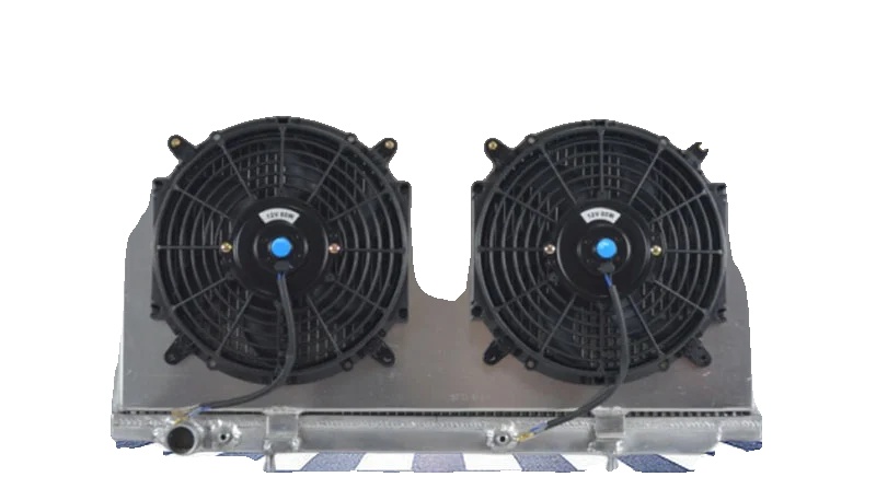 Aluminiumkühler + Lüfter, Kompatibel Mit Nissan Primera P11, Verbesserte Kühlleistung, Elektrischer Kühlventilator, Langlebige Aluminiumkonstruktion,
