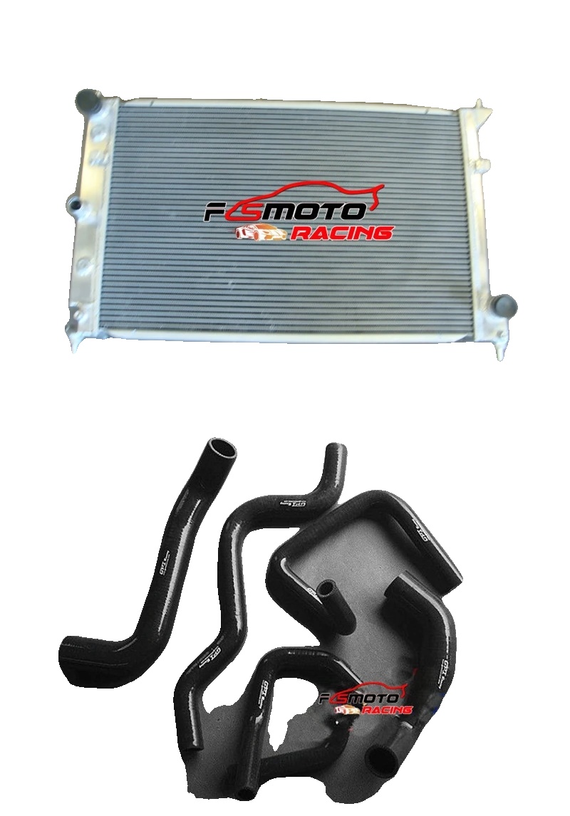 Aluminiumkühler, Kernmaß 650mm X 420mm X 50mm, Gesamtmaß 770mm X 450mm X 65mm, Einlass/auslass 35mm/38mm, Kompatibilität Für Falcon V8 Fairmont Xr6
