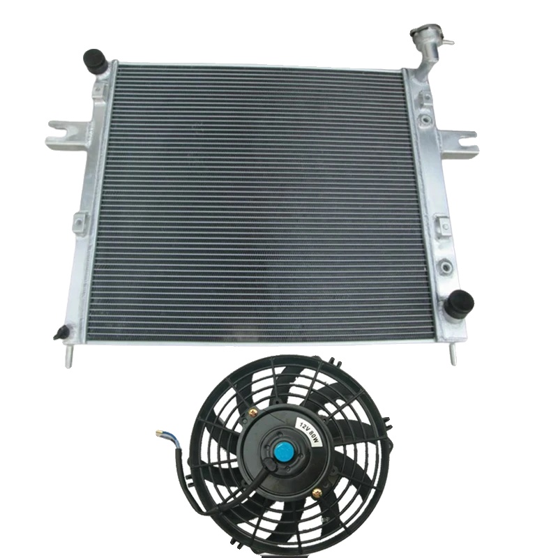 Kühler, Aluminium, Kernmaß 21,5" × 23,2" × 1,6", Kompatibilität Jeep Grand Cherokee Wj/wg 4,7l V8 (1999-2005), Erhöhte Kühlleistung 30%, Kühlerdeckel