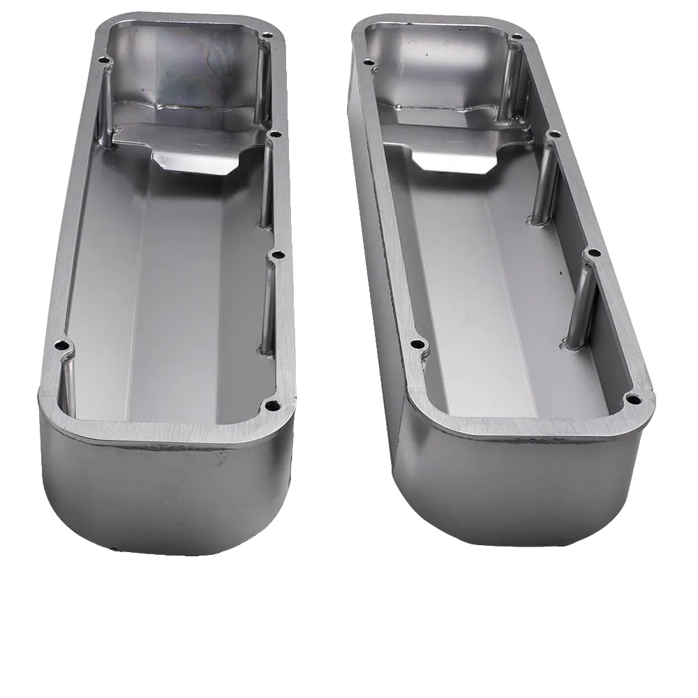Hohe Ventildeckel, Aluminium, Passend Für Ford Bbf 429, Passend Für Ford 460 V8, Gebürstete Oberfläche, Leichtes Design