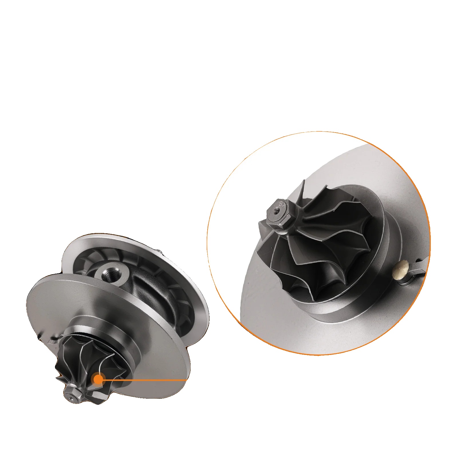 Billet Turbo Chra, Abmessungen 15cm X 15cm X 15cm, Artikelgewicht 1520g, Kompatible Fahrzeuge Audi A4 B7 2.0tdi, Material Billet Aluminium, Besondere