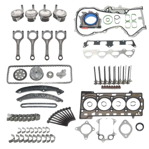 Motorreparatur Kolben Timing Dichtungssatz, Passend Für 1.4 Tsi Motor, Hochwertiges Dichtungsmaterial, Entwickelt Für Optimale Motorleistung, Einfache