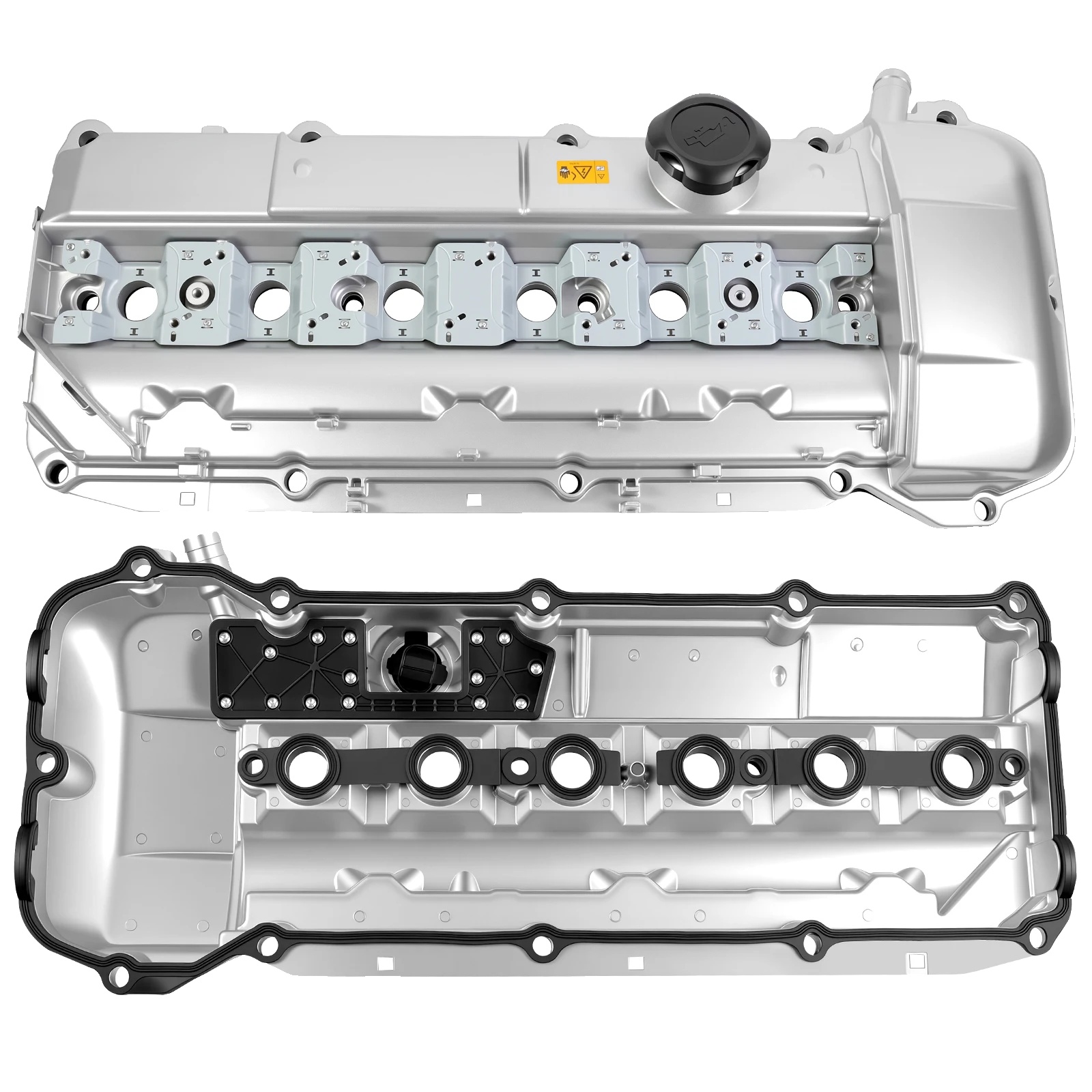 Motorventildeckel, Aluminiumkonstruktion, Oem-kompatibel, Lrd250120-alu-1