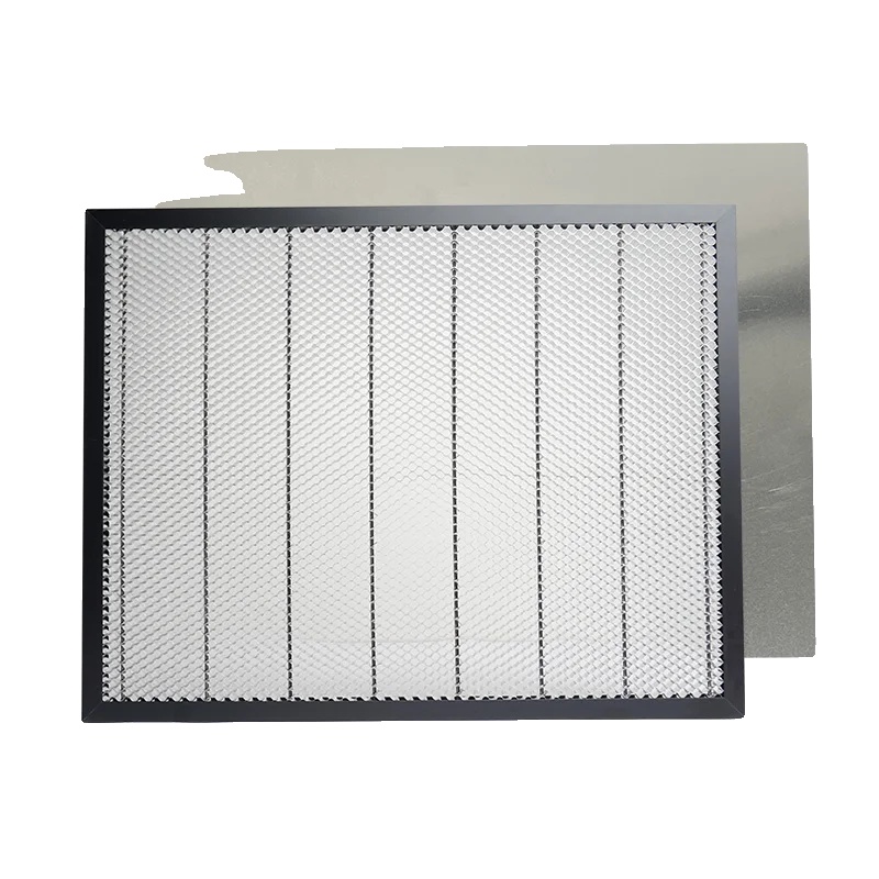 Wabenarbeitsplatte, Aluminium-material, Geeignet Für Laserschneidmaschinen, M6550 Mit Teilen