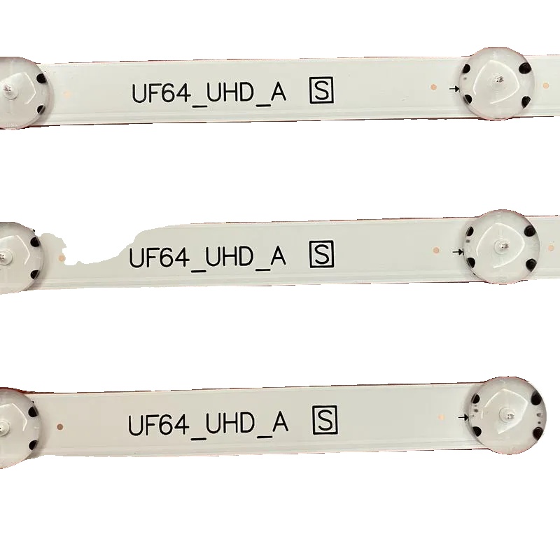 Led-hintergrundbeleuchtungsstreifen, 3 Stück, 8led, 850mm, Kompatibel Mit Uf64uhda-serie, Anpassbar