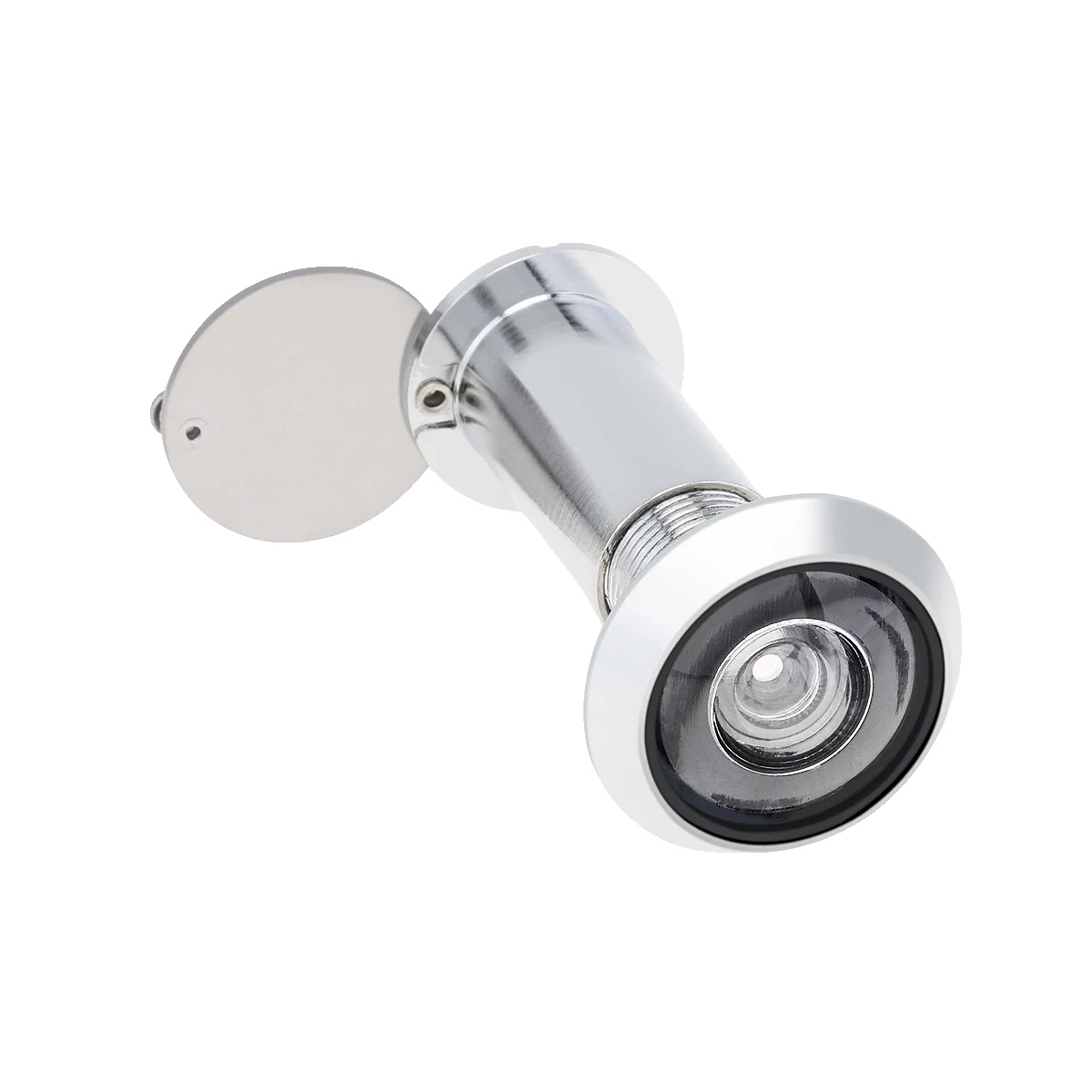 Türspion, 200 Grad Sichtwinkel, Zinklegierungsbau, Silber, 40-65mm