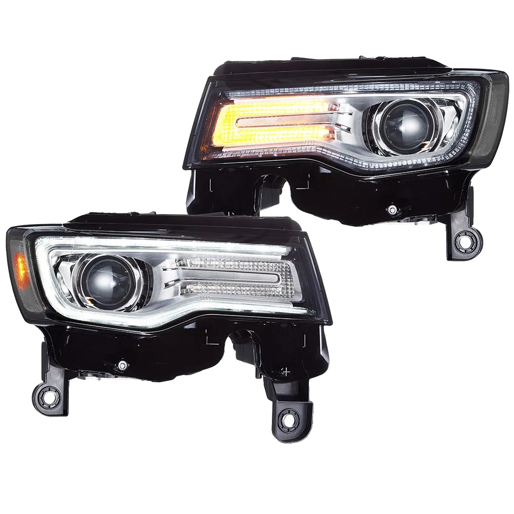 Scheinwerfer, Led-projektorlinsen, Wasserdicht Ip67, Chromklar