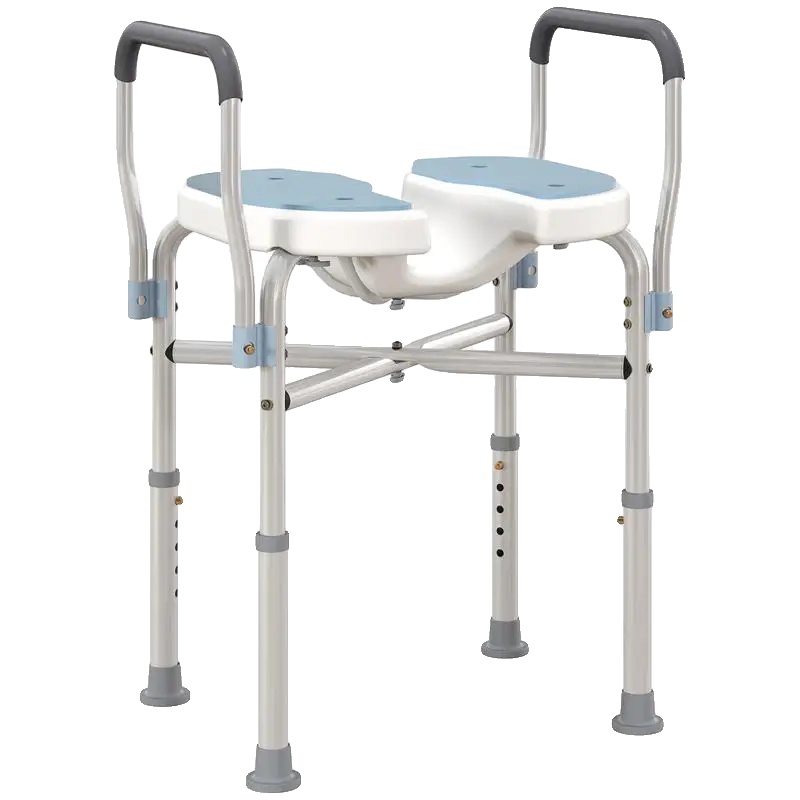 Duschstuhl, Höhenverstellbar, Rutschfestes Design, T1003-01-10885
