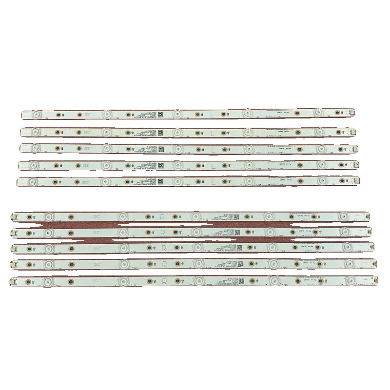 Led-hintergrundbeleuchtungsstreifen, Aluminium-material, 1080mm Abmessungen, Kompatibel Mit Verschiedenen Modellen, 10 Led-konfiguration, 3v Spannung