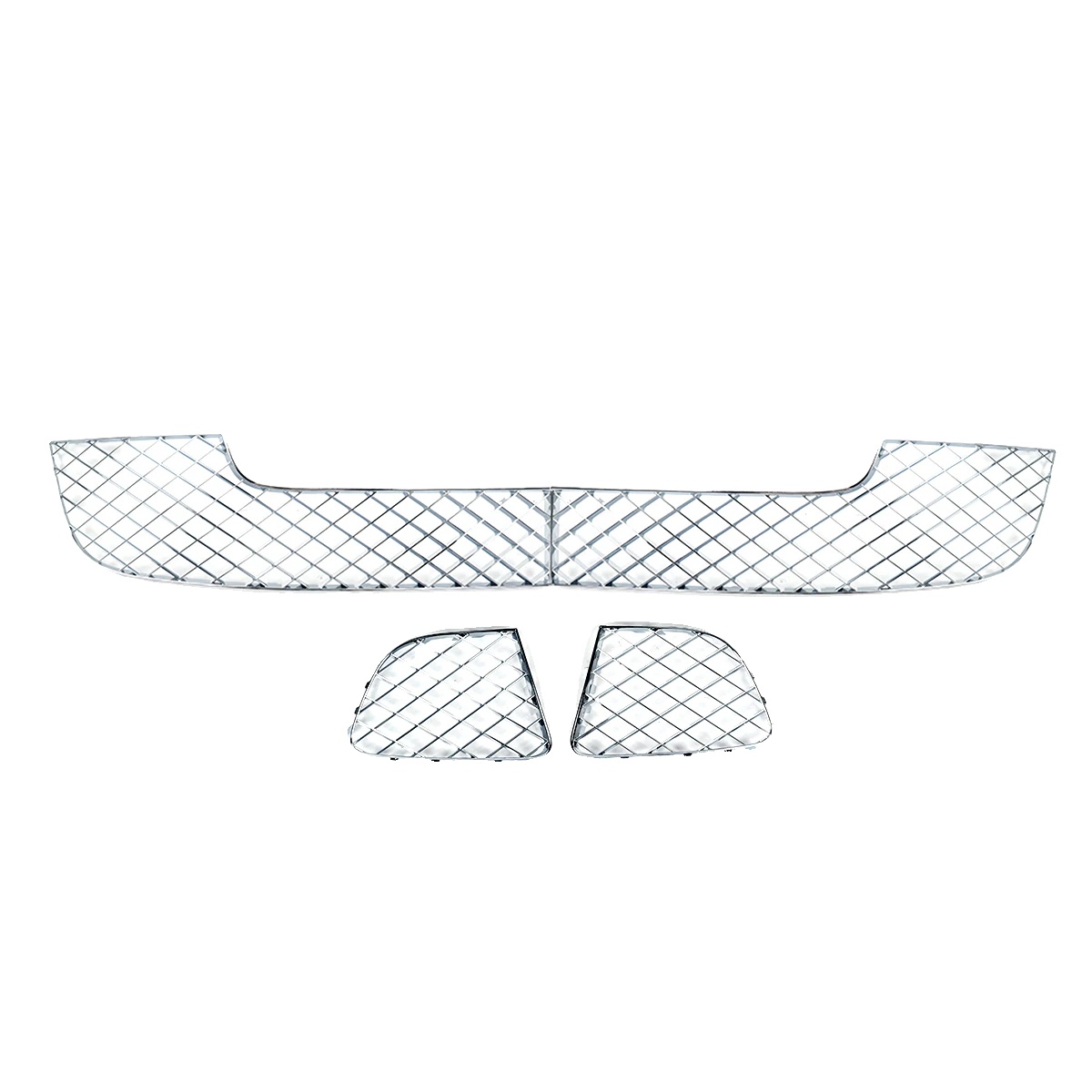 Vorderer Stoßfänger Untere Kühlergrill Set, Langlebiges Material, Verbesserter Luftstrom, Wie Gezeigt