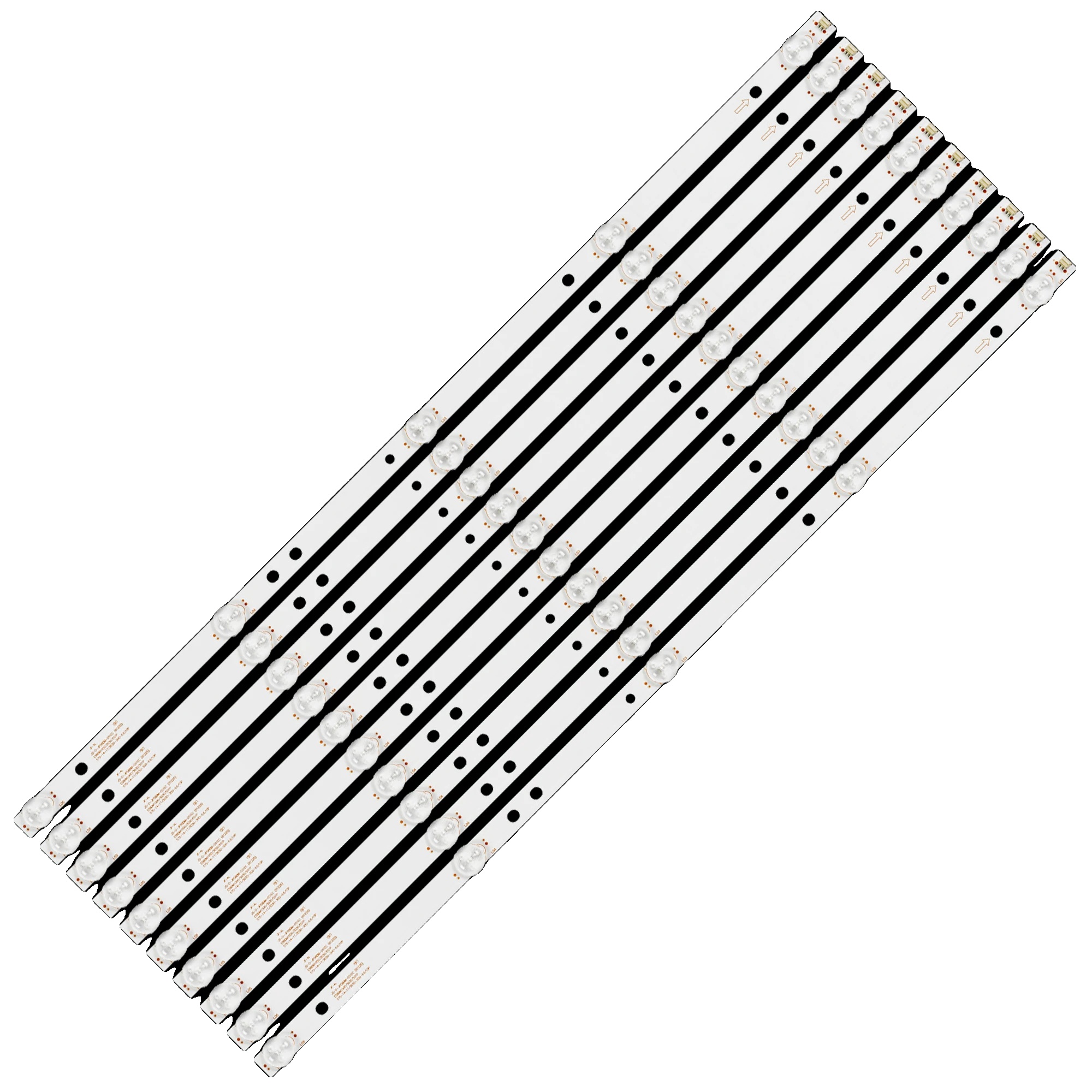 Led-hintergrundbeleuchtungsstreifen, 575 Mm Länge, 5 Led-perlen Pro Streifen, 6 V Spannung, Kompatibel Mit 58 Zoll Fernsehern, Paket Mit 10 Stück