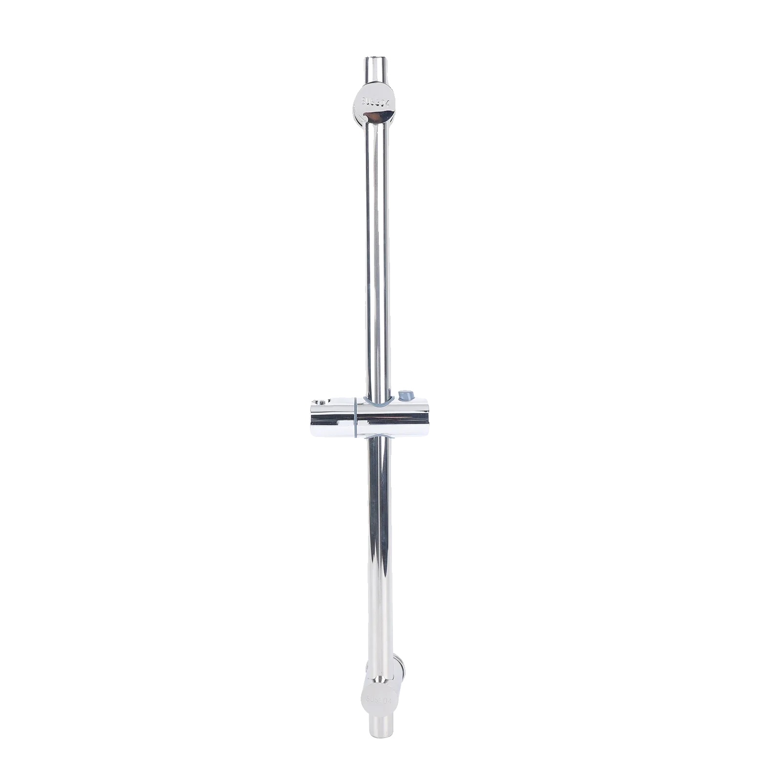 Duschstange, Höhenverstellbar, Modernes Design, Silber, 66cm