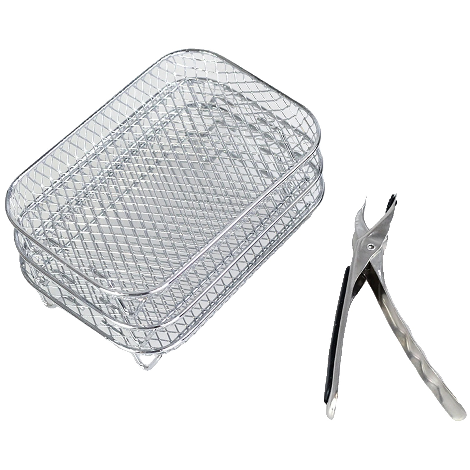 Stapeltrockner-rack, Hochwertiger Edelstahl, Platzsparendes Design, Regal Mit Clip