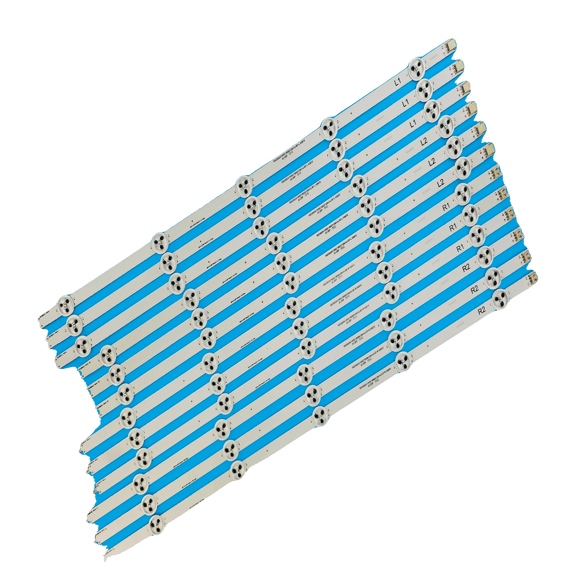 Led-lichtstreifen, 1120 Mm Länge, 10 Led-lampenperlen Pro Streifen, 3v Spannung Pro Led, Ce-zertifiziert, Kompatibel Mit Mehreren Tv-modellen