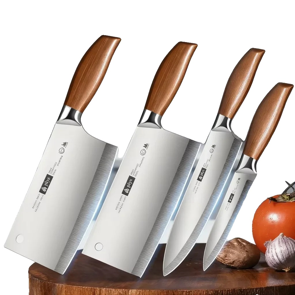 Messer Set, Perfekt Zum Schneiden Von Fleisch Und Gemüse, Ergonomischer Griff, 4 Stück