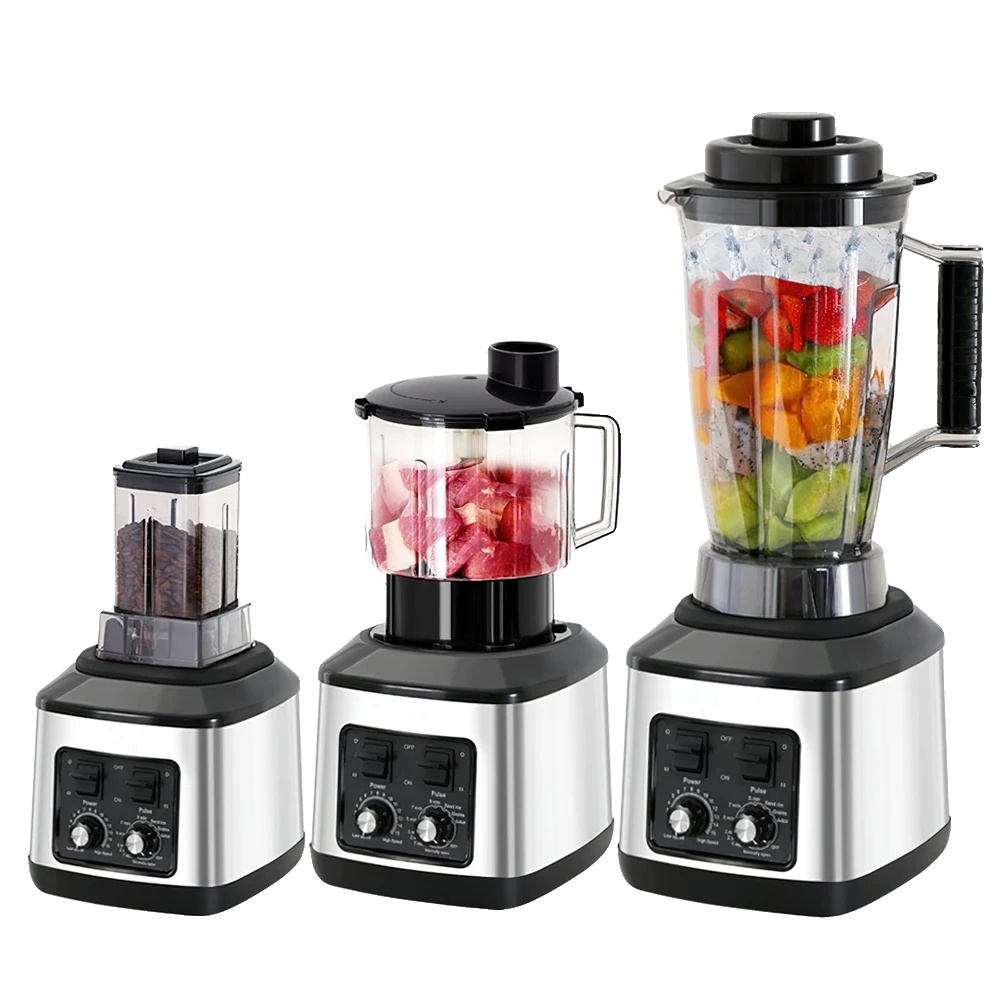 Elektrischer Mixer, Multifunktionaler Mixer, Hohe Leistung 9500w, 3l+1.5l+0.5l, Eu-stecker