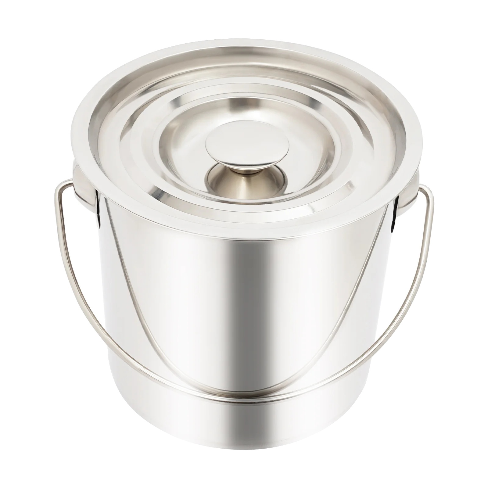 Edelstahl-eimer, Vielseitiger Kochtopf, Luftdichtes Deckeldesign, 6l