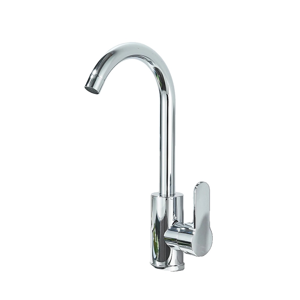 Küchenarmatur, Drehbarer Auslauf, Kalt- Und Warmwasser-mischer, Chrom