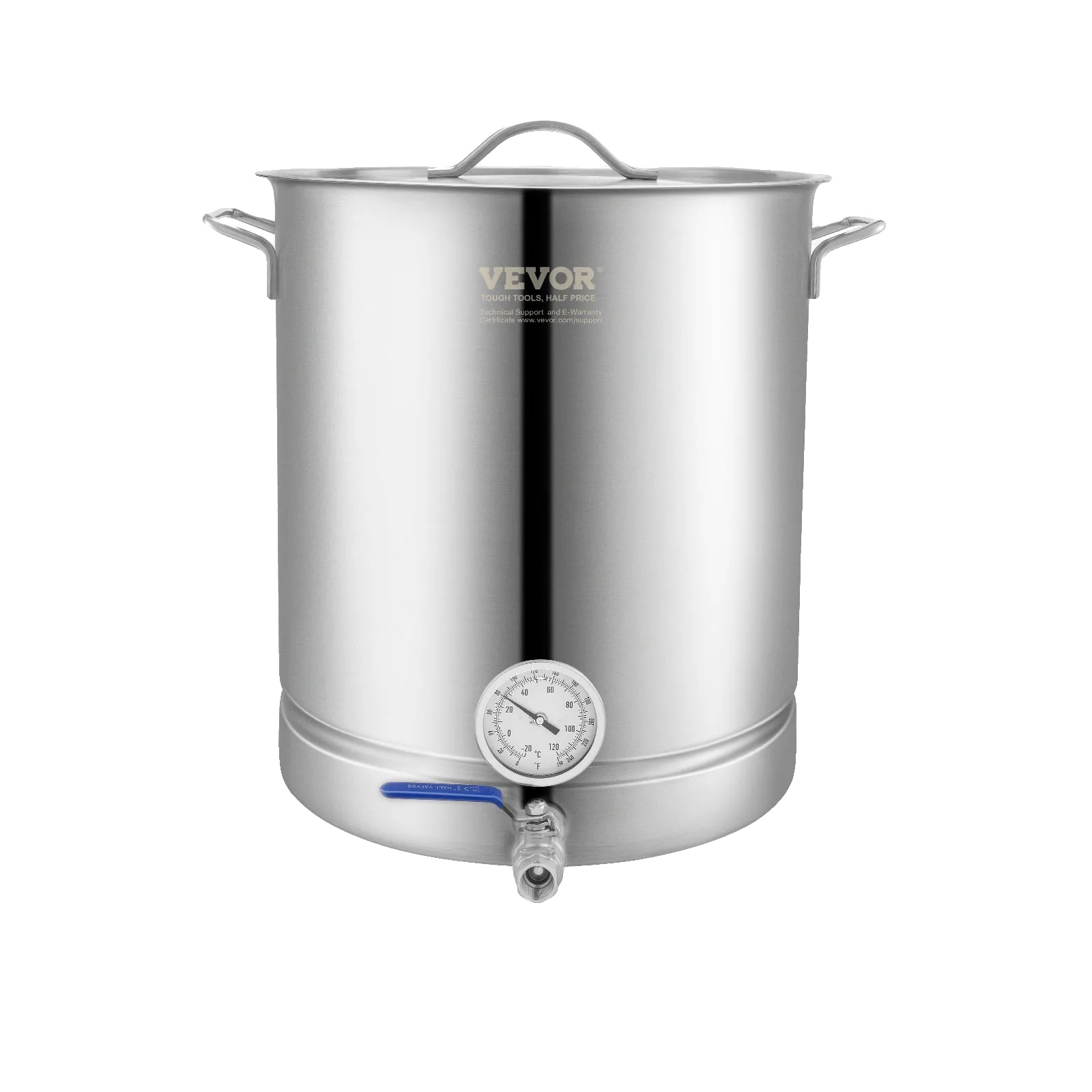 Braukessel, 60 Liter Kapazität, Dual-temperaturthermometer, 16gallon