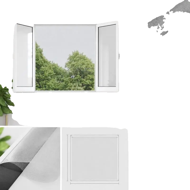 Insektenschutznetz, Aluminium-material, Vielseitige Verwendung, Silber