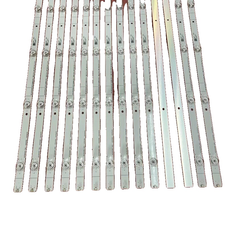 Led-hintergrundbeleuchtungsstreifen, 14-teiliges Set, Lichtstrom 60, Nennspannung 3v, Gleichstromquelle, Durchschnittliche Lebensdauer 100000 Stunden