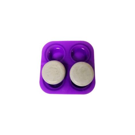 Silikonform – 1 Stück, Runde Seeigel-silikonform Mit 4 Mulden – Für Zement/gips, Mandala-malerei