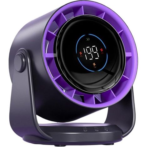 Tragbarer Tischventilator – Ideal Für Reisen, Büro Und Innenräume – 1 Stück, Lila