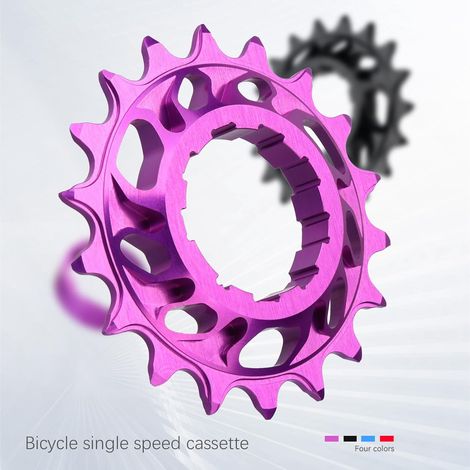 Umbausatz Für Ein Einzelnes Ritzel Mit 16 Zähnen Von Mehrgangrädern Auf Dirt Jump/bmx, Aluminium-singlespeed-kassette Mit Distanzstück Und Sicherungsring