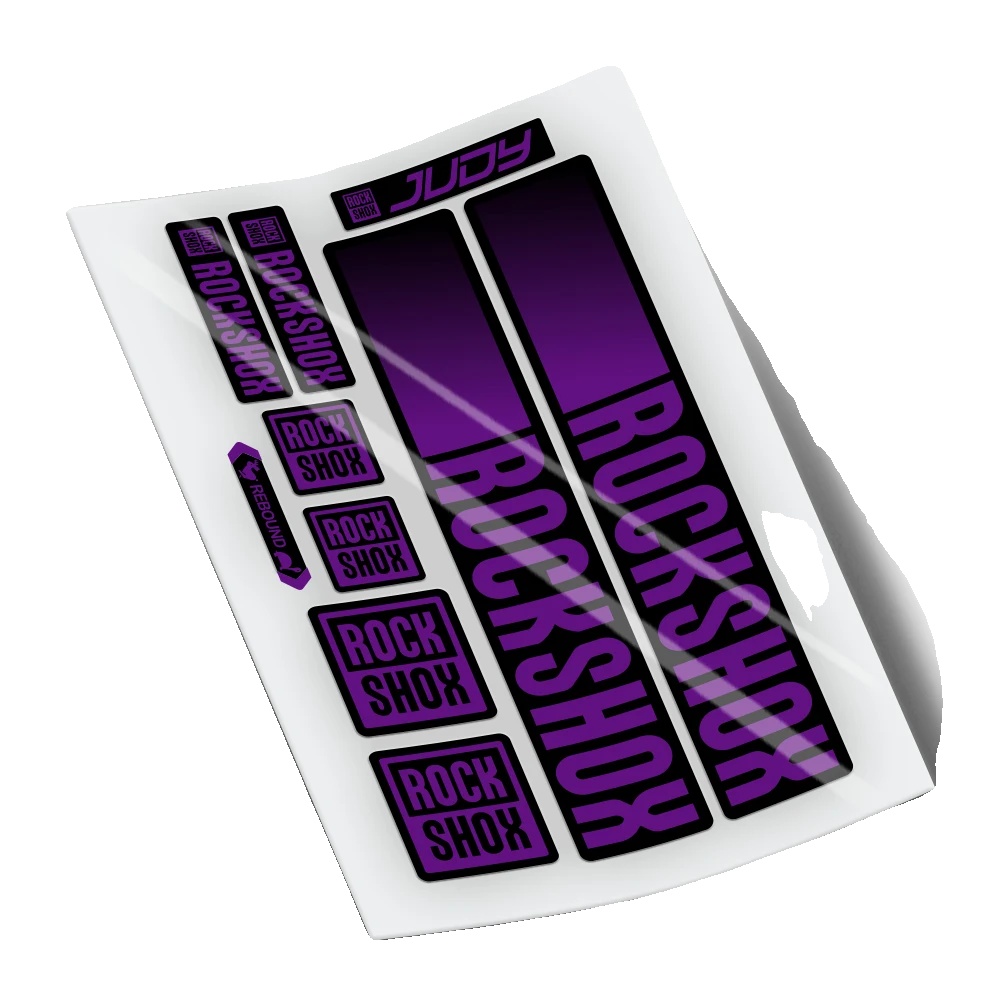Aufkleber, Vinylmaterial, Anpassbares Design, Violett