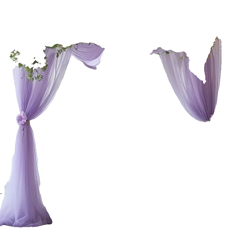 Tischläufer, Durchscheinendes Design, Strapazierfähiges Polyester, 1stück Lila, 75x1000cm-a