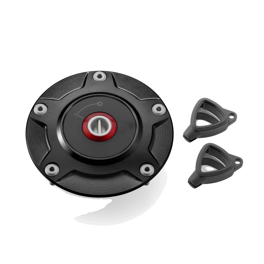 Kraftstofftankdeckel, Cnc-aluminium, Schnellverschluss-design, Lavendel