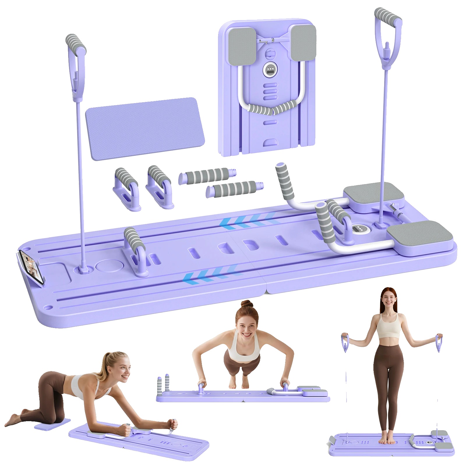 Fitness Board, Ganzkörper-workout, Langlebiges & Bequemes Design, Lila