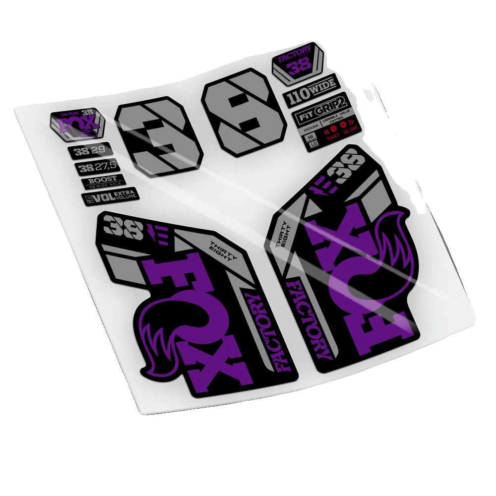 Aufkleber, Hochbeständiger Vinyl, Anpassbare Farben, Violett