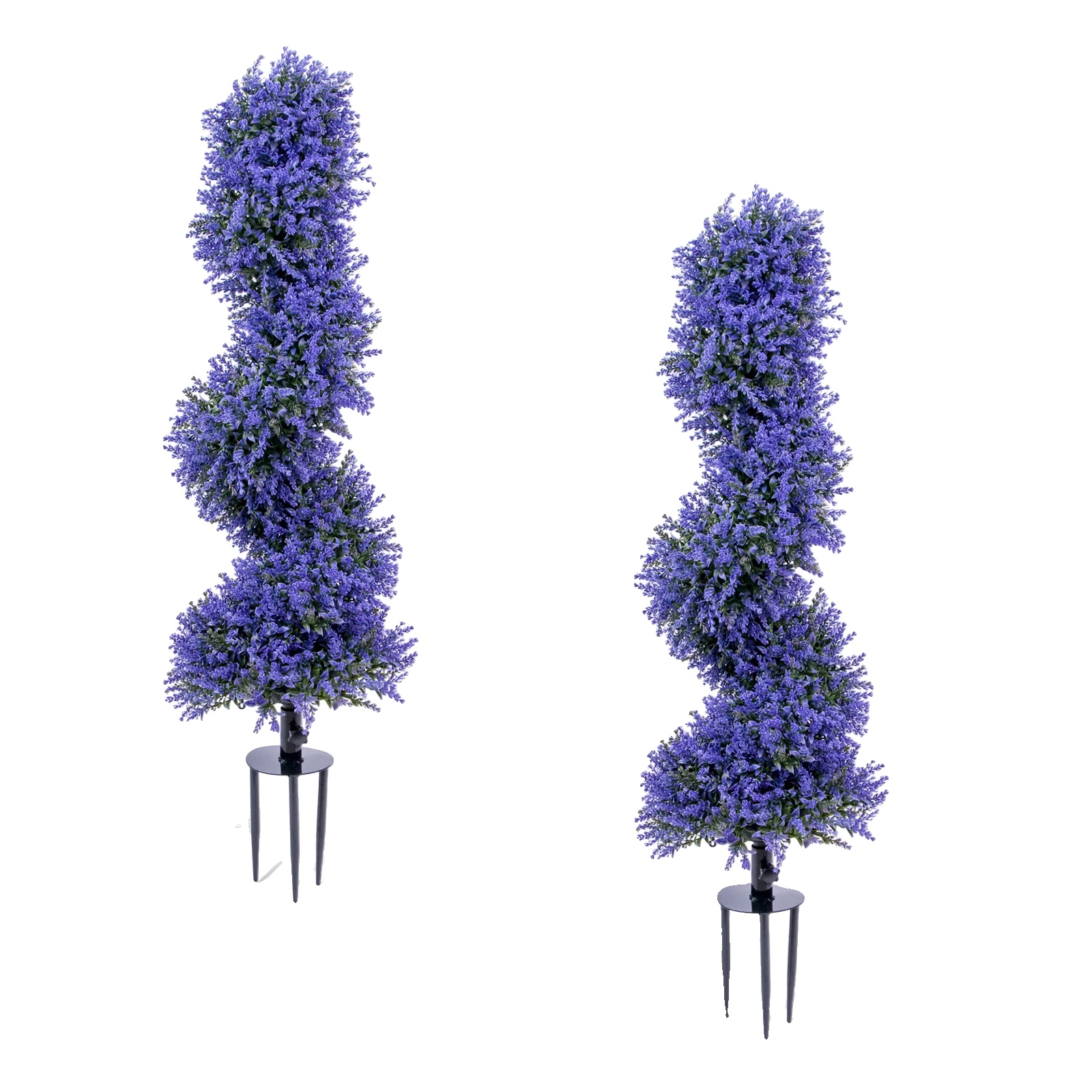 Topiary Baum Set, Lebensechtes Design, Innen- Und Außenbereich, Lila